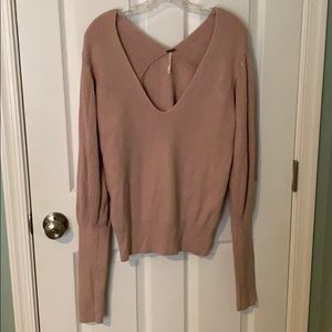 Free People mauve sweater